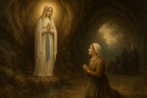 Nossa Senhora de Lourdes aparição a Santa Bernadette Soubirous