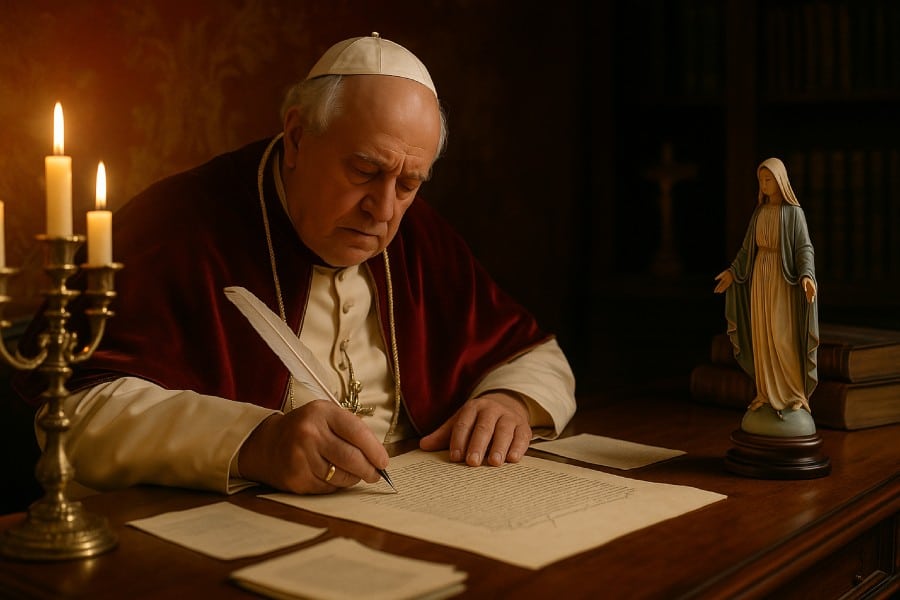 Dogma da Imaculada Conceição promulgada na Bula Ineffabilis Deus pelo papa Pio IX