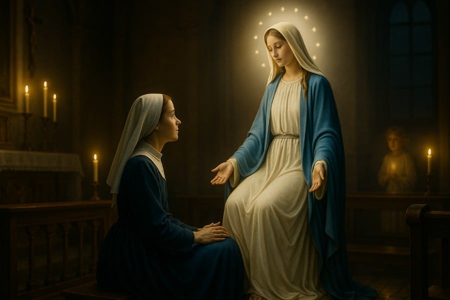 Primeira visão de Nossa Senhora das Graças