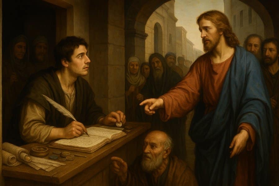 São Mateus Coletor de Impostos encontra Jesus