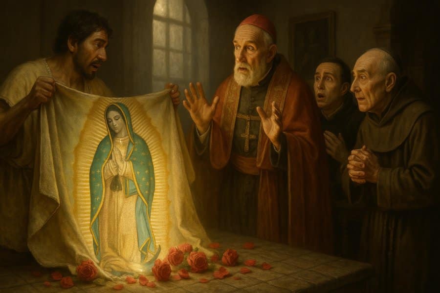 A Imagem de Nossa Senhora de Guadalupe Estampada na Tilma de Juan Diego