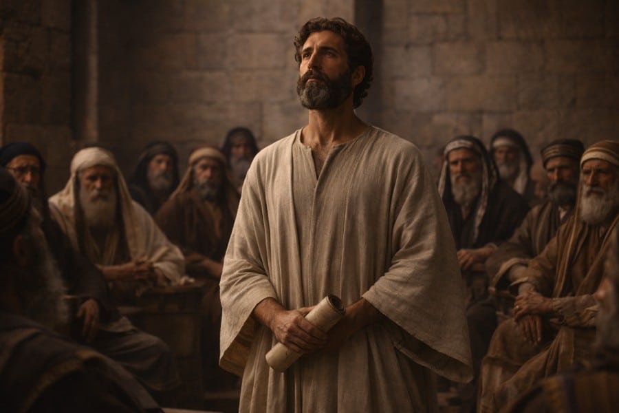 julgamento no Sinédrio de Santo Estevão