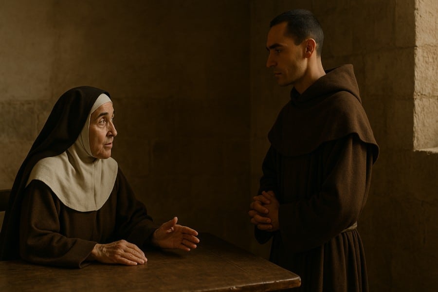 São João da Cruz, encontra Santa Tereza d’Ávila