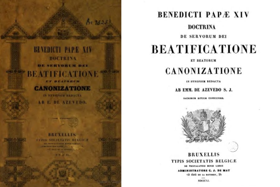 Bento XIV Prospero Lambertini De Servorum Dei