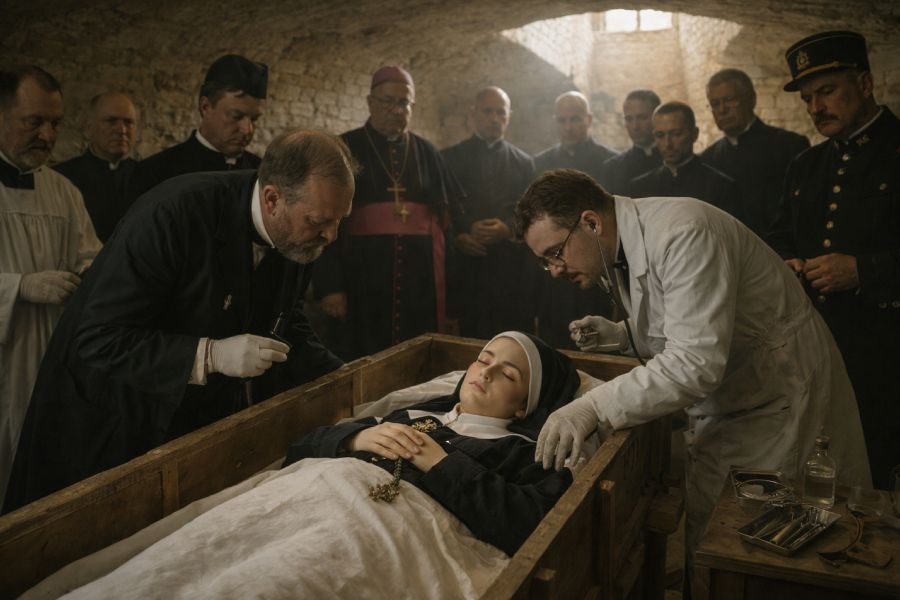 Exumação do corpo da vidente de Lourdes